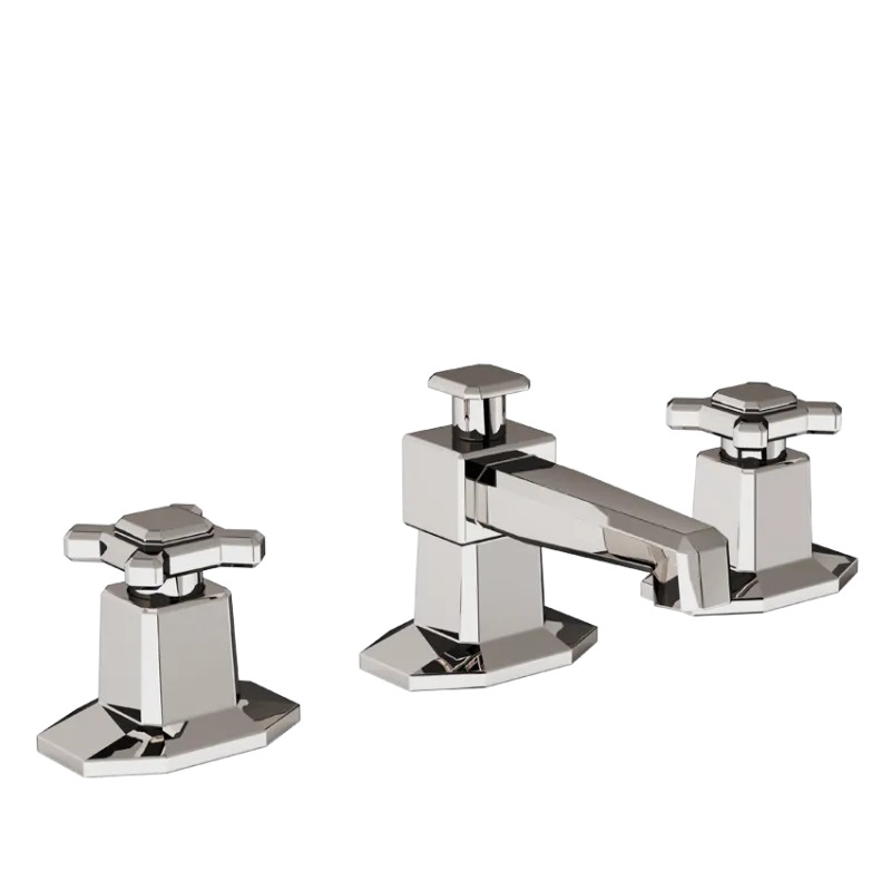  Volevatch Art Deco Deck-mounted 3-hole bidet mixer with integrated drain