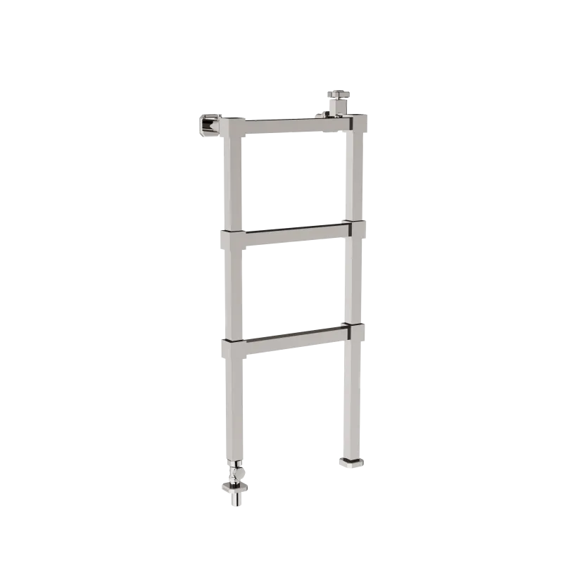  Volevatch Art Deco Floor-mounted hydraulic towel rail 400x1000mm 3 rails, valve cock and regulating tee included