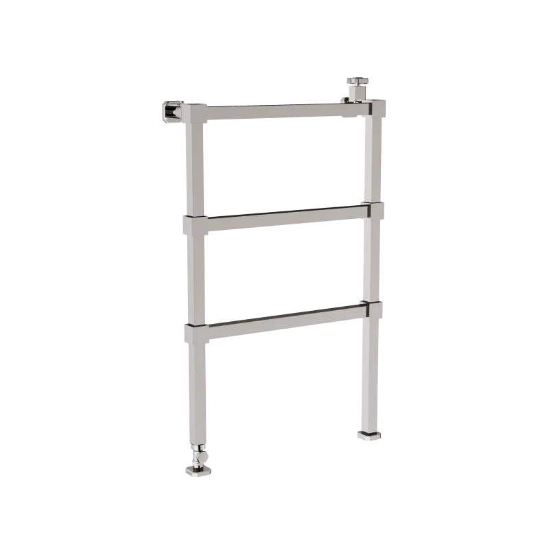  Volevatch Art Deco Floor-mounted hydraulic towel rail 600x1000mm 3 rails, valve cock and regulating tee included