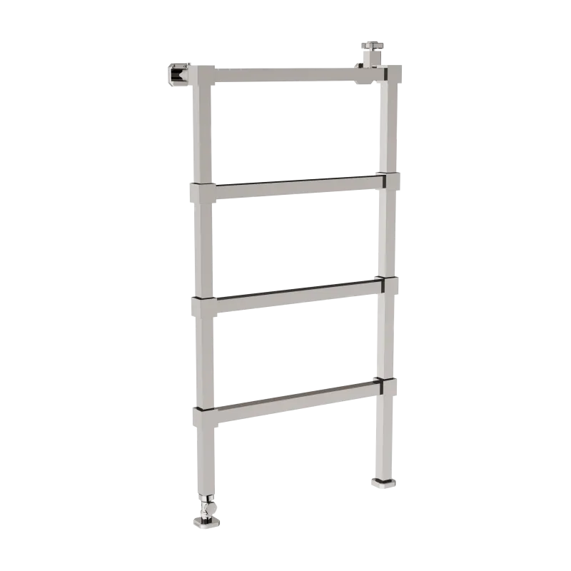  Volevatch Art Deco Floor-mounted hydraulic towel rail 600x1200mm 4 rails, valve cock and regulating tee included