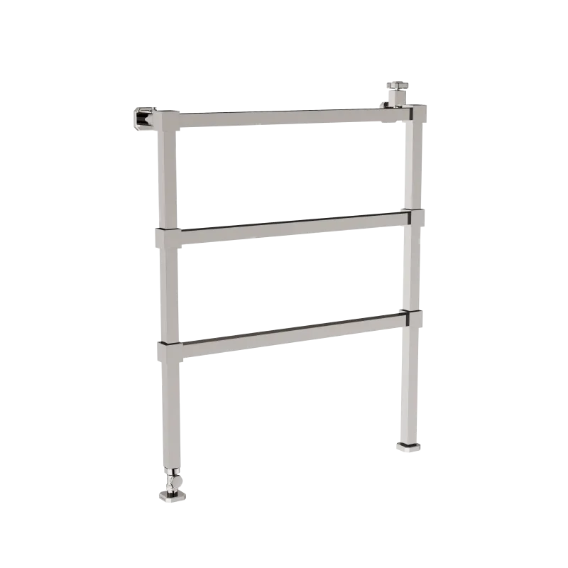  Volevatch Art Deco Floor-mounted hydraulic towel rail 800x1000mm 3 rails, valve cock and regulating tee included