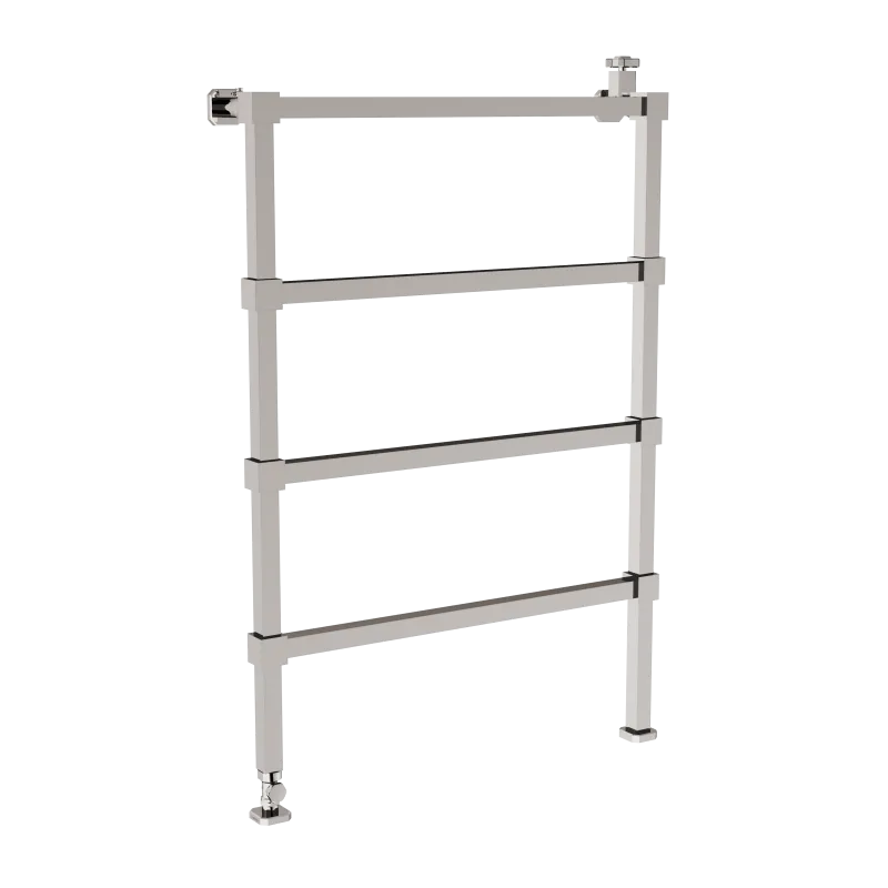  Volevatch Art Deco Floor-mounted hydraulic towel rail 800x1200mm 4 rails, valve cock and regulating tee included