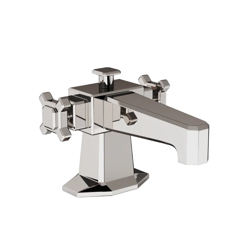  Volevatch Art Deco Single hole mixer with integrated drain