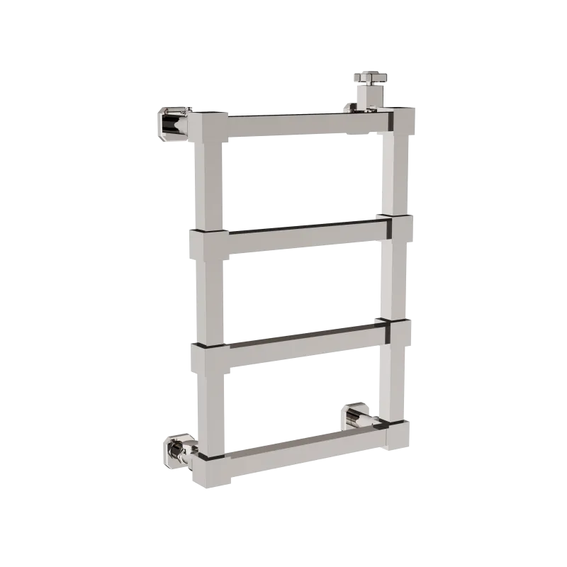  Volevatch Art Deco Wall-mounted hydraulic radiator 400x600mm 4 rails, valve cock and regulating tee included