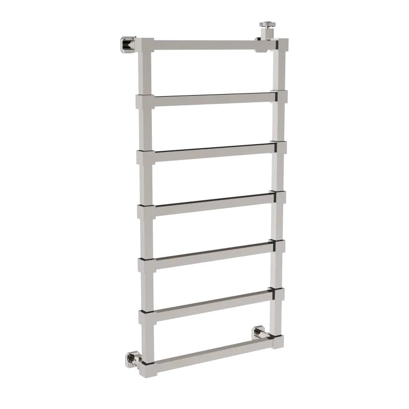 Wall-mounted hydraulic radiator 600x1200mm 7 rails, valve cock and regulating tee included