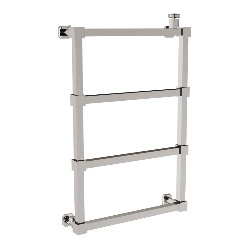  Volevatch Art Deco Wall-mounted hydraulic towel rail 600x900mm 4 rails, valve cock and regulating tee included