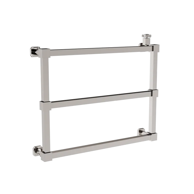  Volevatch Art Deco Wall-mounted hydraulic towel rail 800x600mm 3 rails, valve cock and regulating tee included