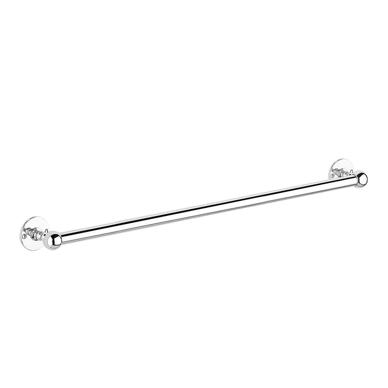  Volevatch Bistrot 600 mm towel rail with flat rosettes, and metal rod 