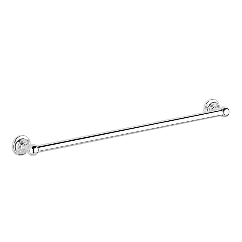  Volevatch Bistrot 600 mm towel rail with full rosettes, and metal rod 