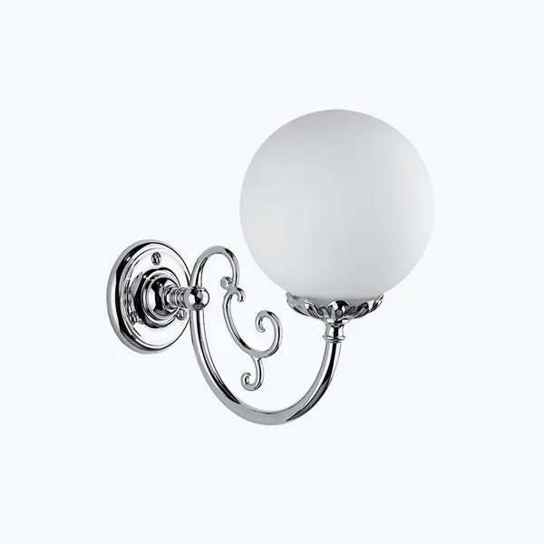  Volevatch Bistrot Bathroom wall sconce with scroll arm without shade