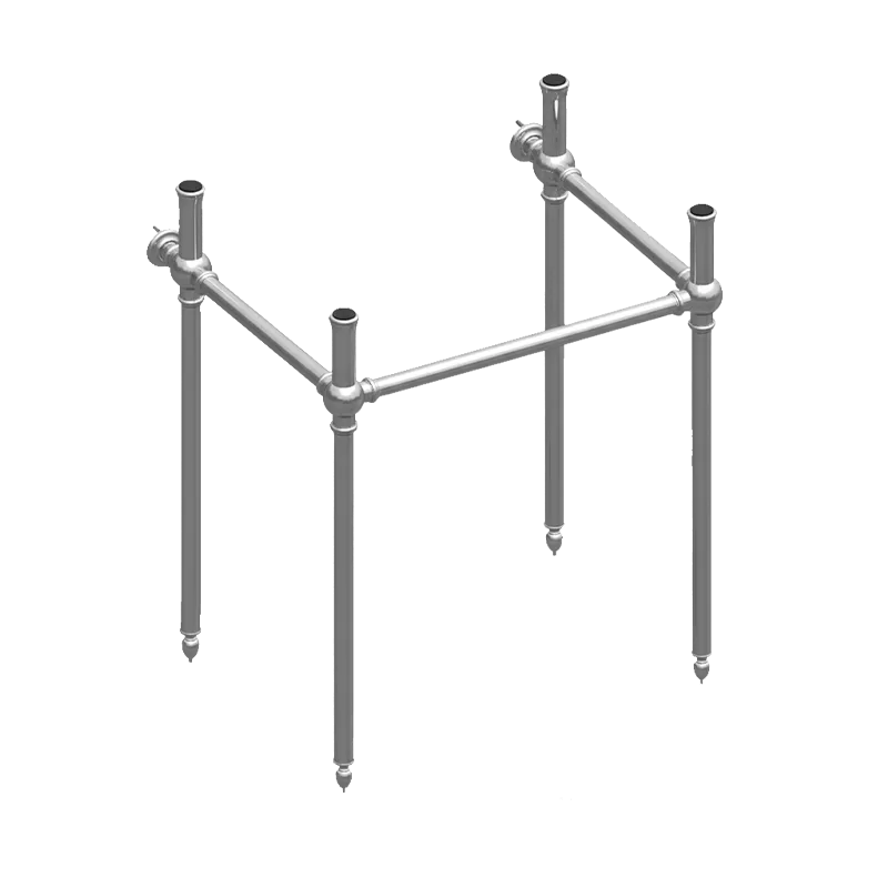  Volevatch Sanitaryware Bistrot Metal washstand with 4 feet only for Neoclassique washbasin 69x56cm