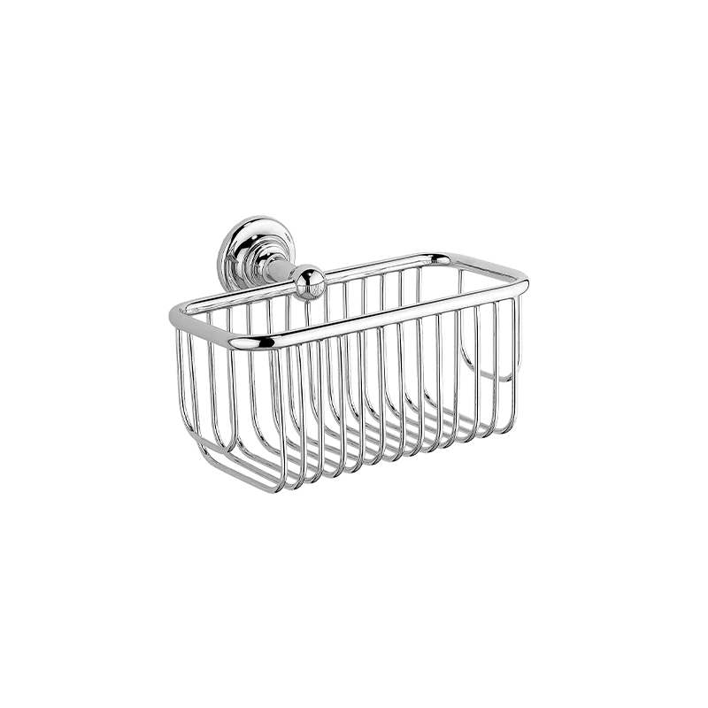  Volevatch Carpe & Lyre Bottle basket, with one full rosette