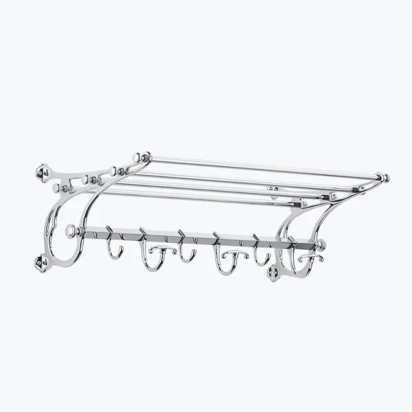 Cloth rack with hooks, 600mm