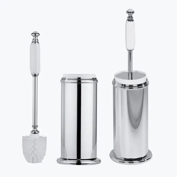 Freestanding brush and holder