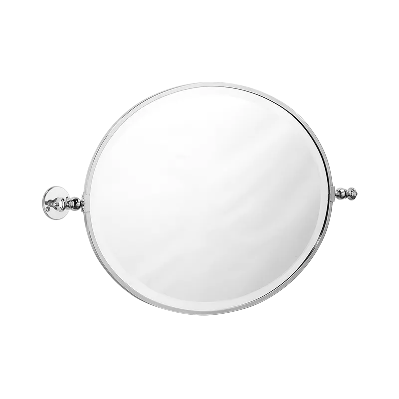  Volevatch Bistrot Oval mirror, pivoting, horizontal, flat rosettes (exposed screws), 475x360mm