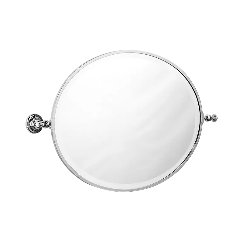  Volevatch Bistrot Oval mirror, pivoting, horizontal, full rosettes, 475x360mm
