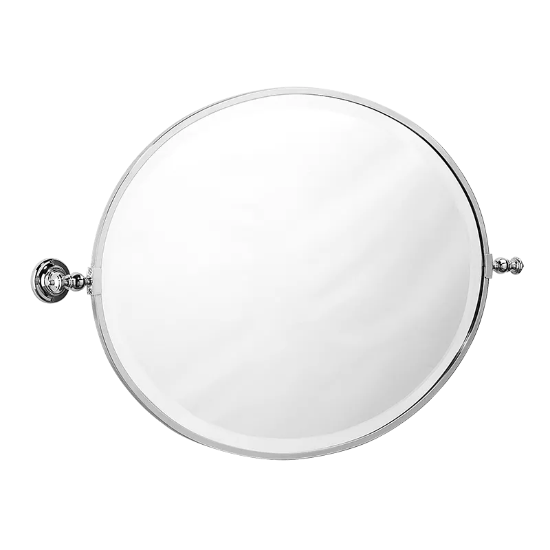  Volevatch Bistrot Oval mirror, pivoting, horizontal, full rosettes, 690x510mm