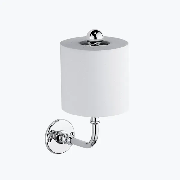 Paper holder, with flat rosette 