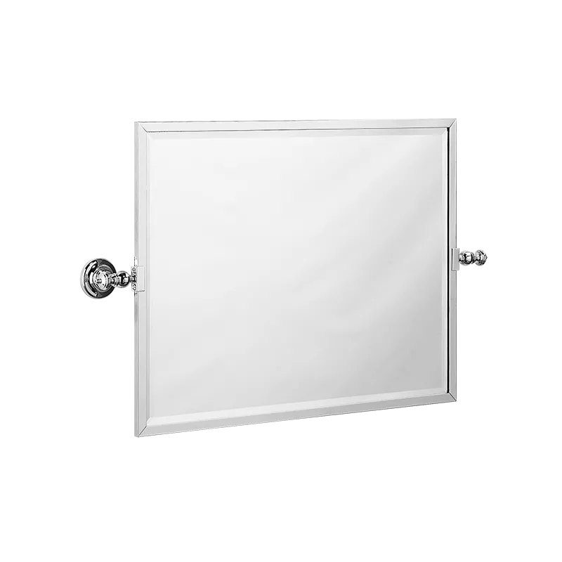  Volevatch Bistrot Rectangular mirror, pivoting, horizontal, full rosettes, 600x450mm