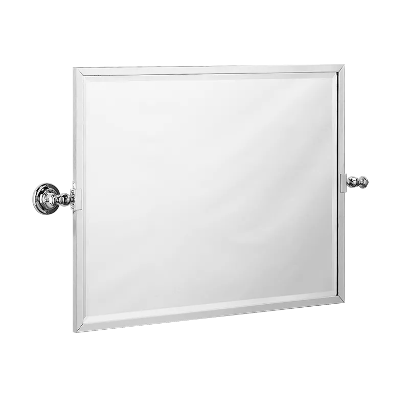  Volevatch Bistrot Rectangular mirror, pivoting, horizontal, full rosettes, 700x550mm