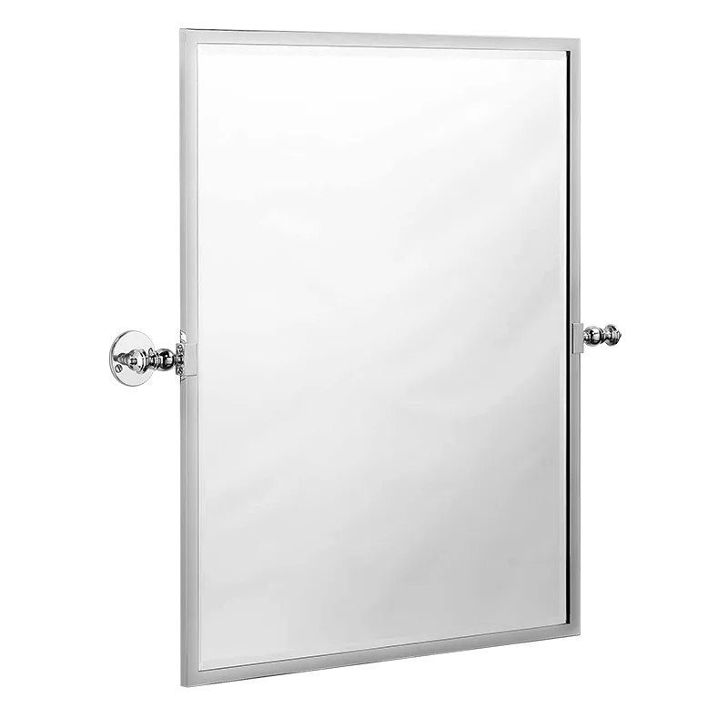  Volevatch Mirrors Rectangular mirror, pivoting, vertical, flat rosettes (exposed screws), 550x700mm