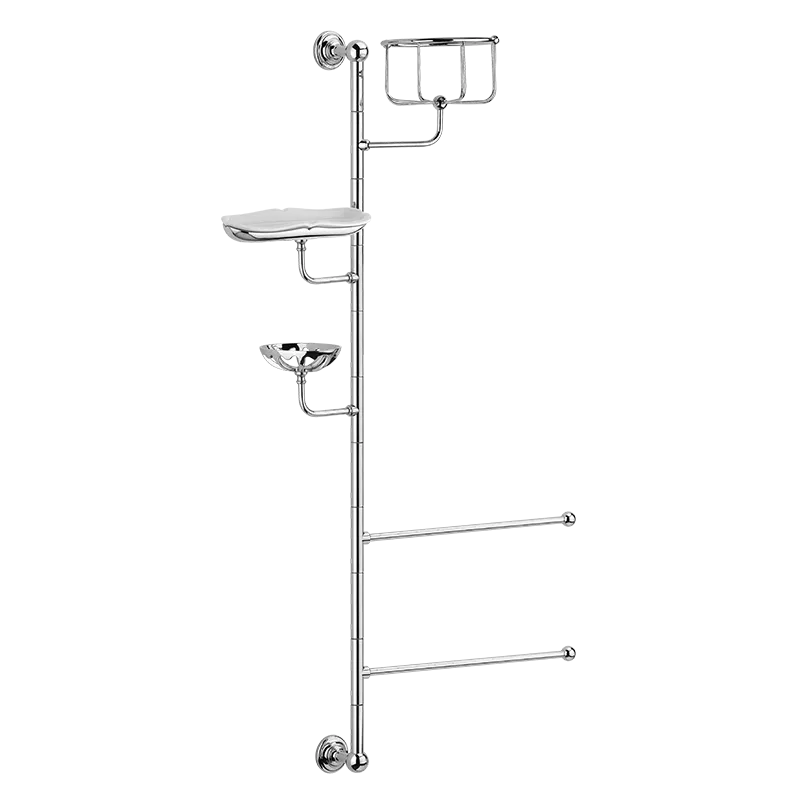  Volevatch Carpe & Lyre Shower organiser with sponge basket, soap dishes and towel rails