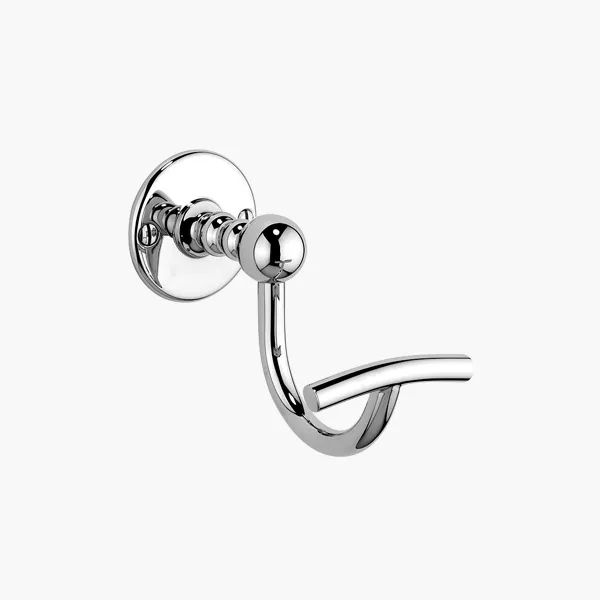  Volevatch Carpe & Lyre Single robe hook, with flat rosette