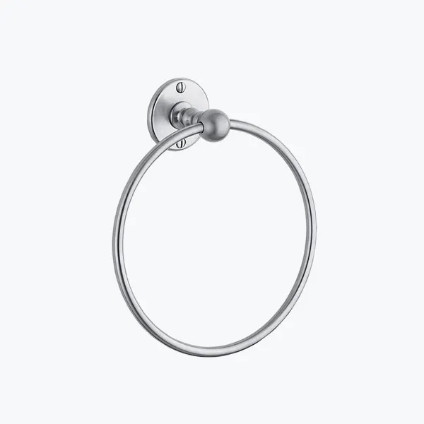  Volevatch Bistrot Small towel ring with flat rosette (exposed screws) 