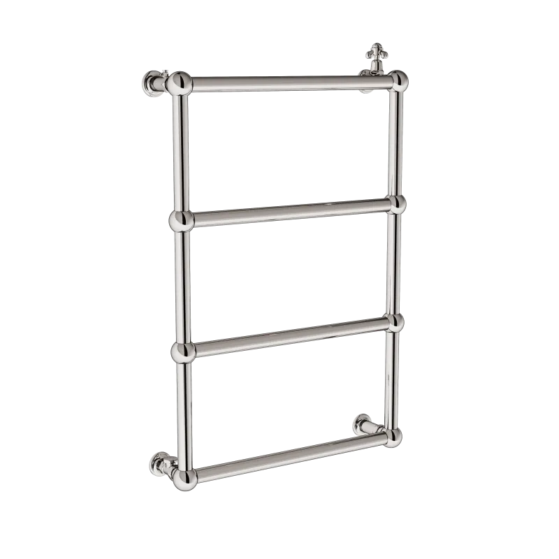 Towel rail Wall-mounted hydraulic towel rail,valve cock and regulating tee included