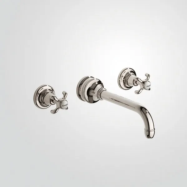  Volevatch Bistrot Wall-mounted 3-hole mixer, 230 mm straight spout