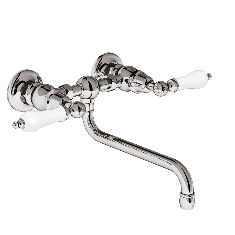  Volevatch Bistrot Wall-mounted mixer, horizontal bridge, 16/200 moveable spout