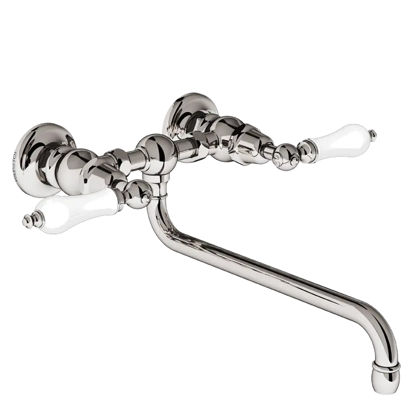  Volevatch Bistrot Wall-mounted mixer, horizontal bridge, 16/250 moveable spout