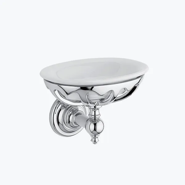  Volevatch Carpe & Lyre Wall-mounted soap dish, with straight arm
