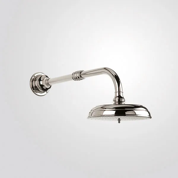 Wall-mounted straight shower arm with Ø 300 rose