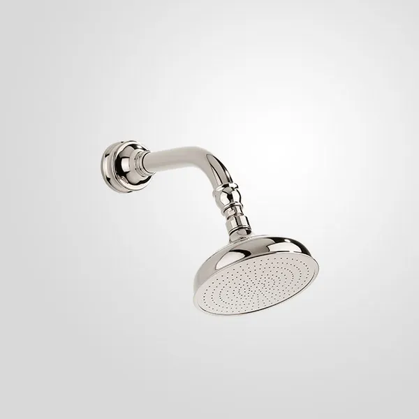  Volevatch Collection Wall-mounted swan-neck arm with Ø 160 rose and swivel