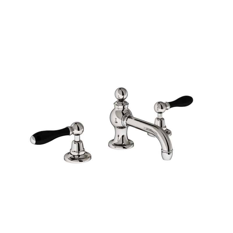  Volevatch Carpe & Lyre Deck-mounted 3-hole mixer, Ø22 straight spout with integrated drain