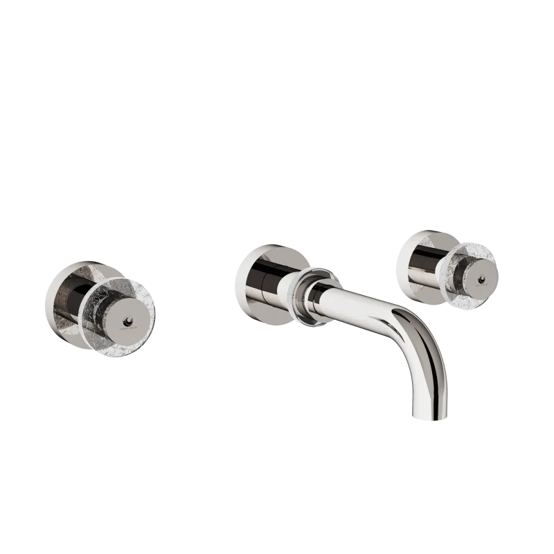  Volevatch Hand Basin Wall mounted 3-hole mixer, 22/200 straight spout