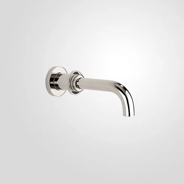 Wall-mounted short bath spout