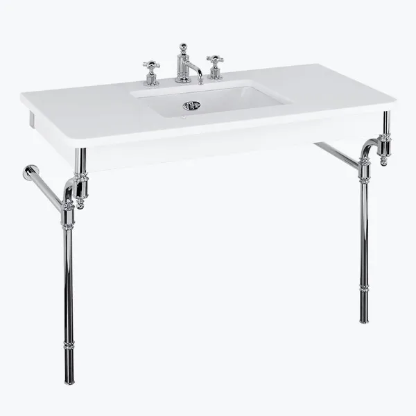 Héritage Vanity table with carrara marble top, 120cm