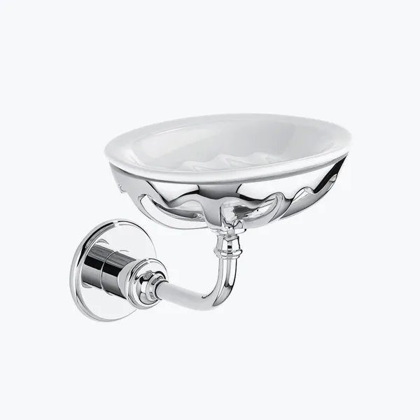  Volevatch Accessories Wall-mounted soap dish with curved arm 