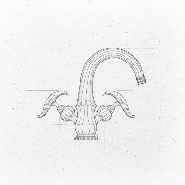 Decorative washbasin trap