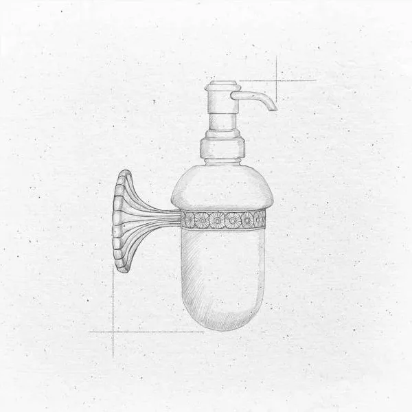  Volevatch Birds of Paradise Wall-mounted basin liquid dispenser