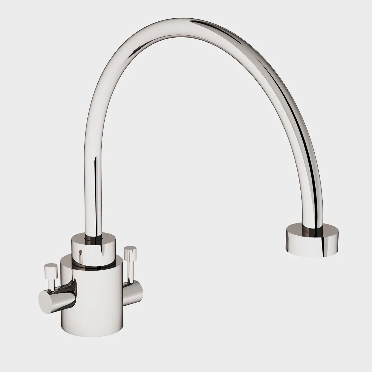  Volevatch Hand Basin Large single hole kitchen mixer with integrated drain