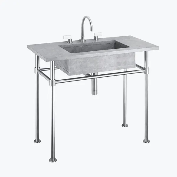 Nemo Vanity table with Portugal marble top, 100cm