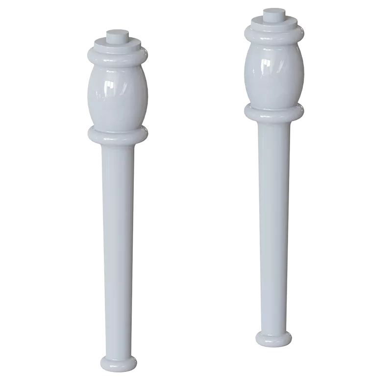  Volevatch Sanitaryware Pair of porcelain columns for Palladio double washbasins
