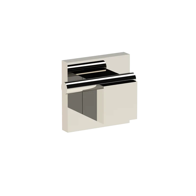 Concealed volume control, left hand closing