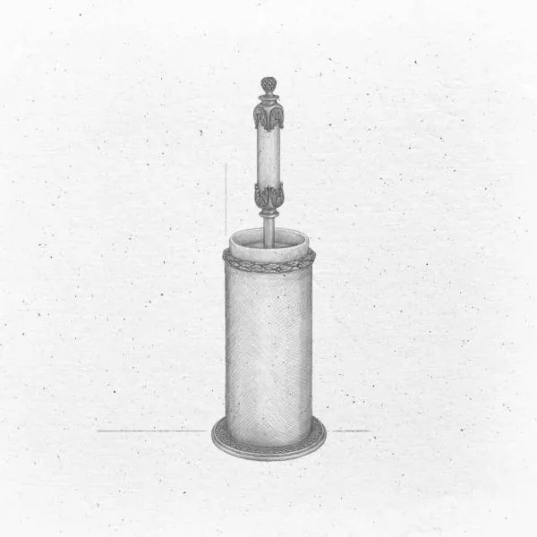  Volevatch Versailles Versailles Freestanding toilet brush and holder