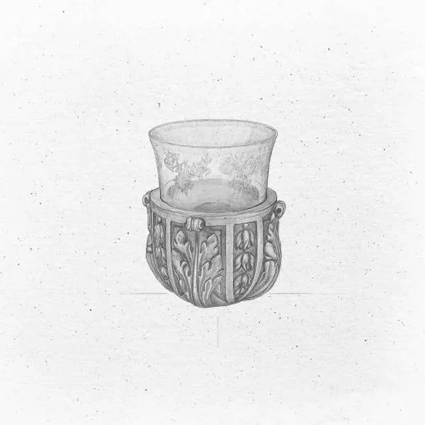  Volevatch Versailles Versailles Freestanding tumbler