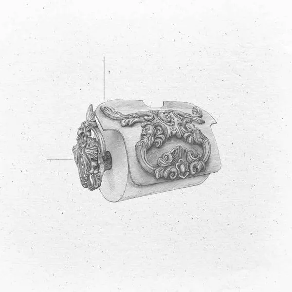 Versailles Paper roll holder