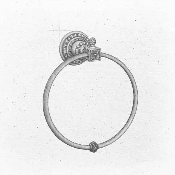  Volevatch Versailles Versailles Towel ring Ø 160 mm